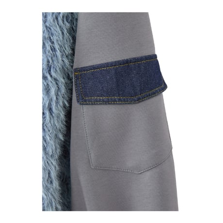 7/20 Instalive AULA AILA 2026aw　DENIMxFUR PULLOVER　1264-08017