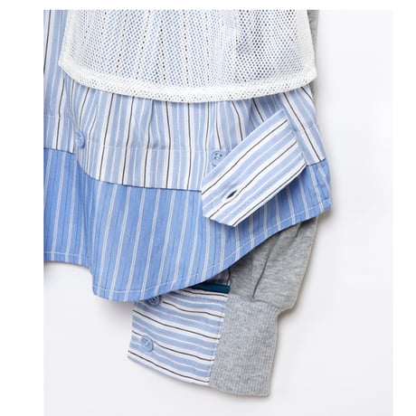 Instalive　AULA AILA 2027SS　SHIRT DOCKING PULLOVER 1271-08031