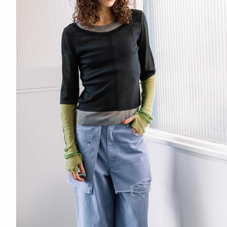 Instalive　AULA AILA 2027SS　LAYERED TULLE INNER 1271-08022