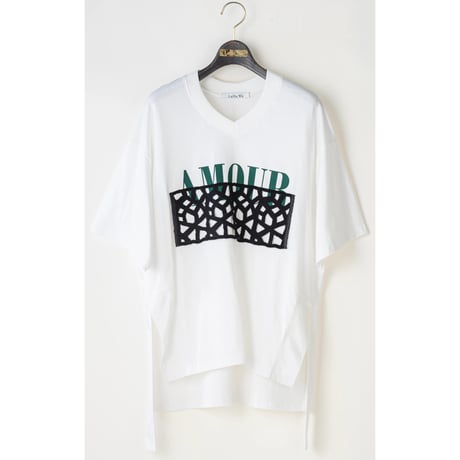 10/23 Instalive　Lallia Mu 2027Spring レースドッキングロゴカットソー　2711535