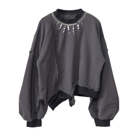 7/20 Instalive AULA AILA 2026aw　CAIN＆BIJOU PULLOVER　1264-08013
