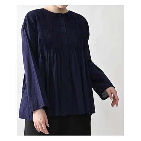 9/20 Instalive　akane 2026aw ピンタックブラウス　26228-4370S-G