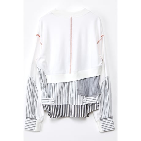 Instalive　AULA AILA 2027SS　SHIRT DOCKING PULLOVER 1271-08031