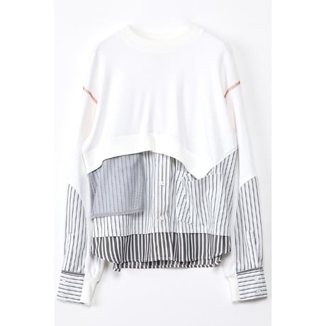 Instalive　AULA AILA 2027SS　SHIRT DOCKING PULLOVER 1271-08031