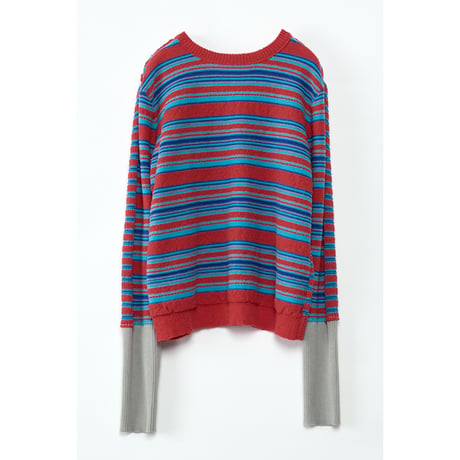 Instalive　AULA AILA 2027SS　2WAY BORDER PULLOVER 1271-09015