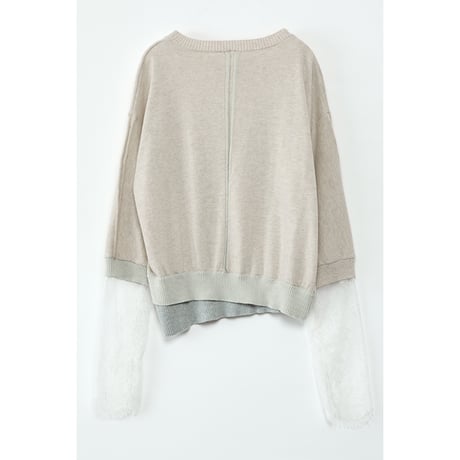 Instalive　AULA AILA 2027SS　LACE LAYERED KNIT 1271-09013