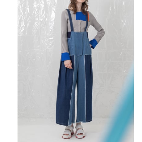 7/20 Instalive AULA AILA 2027 PreSpring　SLEEVE BELT SALOPETTE　1271-06004