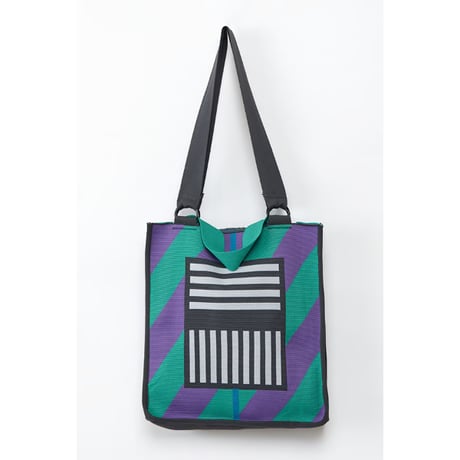 Instalive　AULA AILA 2027SS　2WAY BORDER KNIT BAG 1271-10026
