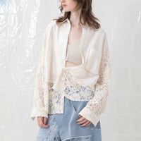 7/20 Instalive AULA AILA 2027 PreSpring　LACE LAYERED SHIRT　1271-04006