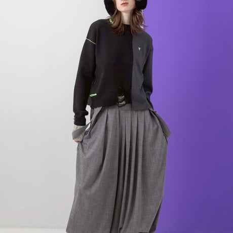 7/20 Instalive AULA AILA 2026aw　KNIT COMBINATION PULLOVER　1264-08005