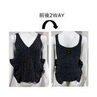 9/14 Instalive　EimeeLaw　2026aw　サイドフリルリブMIXニットビスチェ　85037