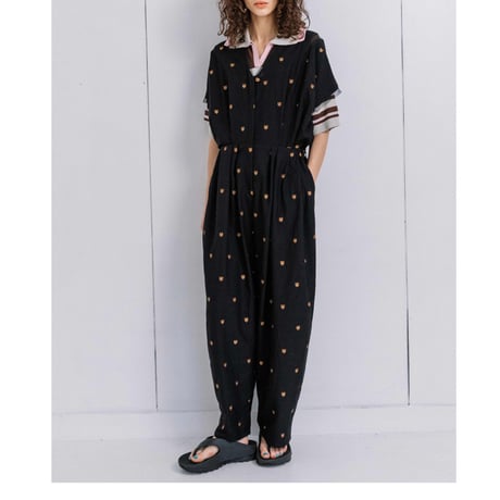 Instalive　AULA AILA 2027SS　LEOPARD EMBROIDERY ALL IN ONE 1271-06037