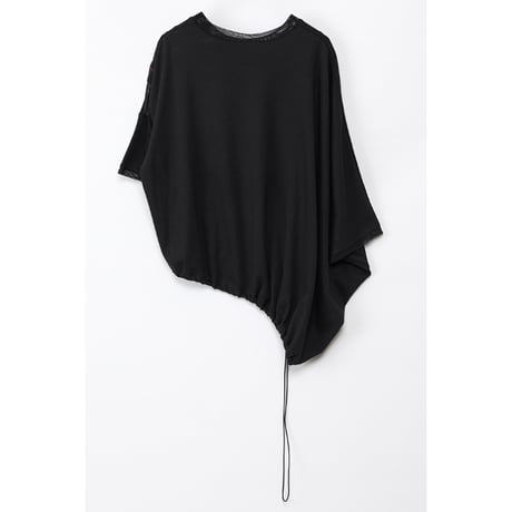 Instalive　AULA AILA 2027SS　ZIP EMBROIDERY T-SHIRT 1271-08057