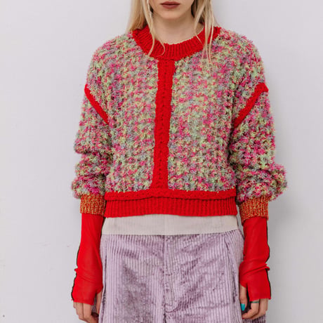 Instalive　AULA AILA 2027SS　2WAY PAPER YARN MESH PULLOVER 1271-09020