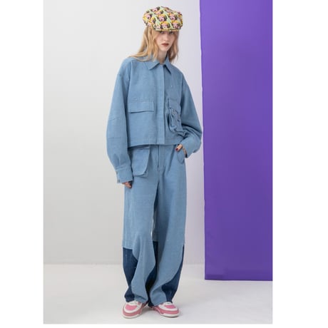 7/20 Instalive AULA AILA 2026aw　MILITARY BIJOU SHIRT　1264-04009