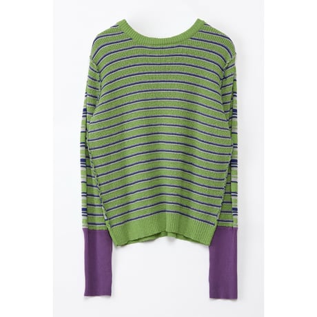 Instalive　AULA AILA 2027SS　2WAY BORDER PULLOVER 1271-09015