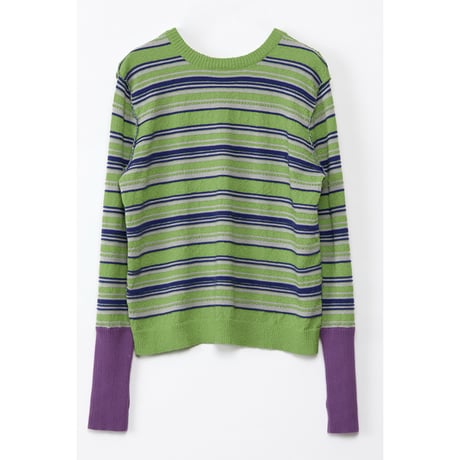 Instalive　AULA AILA 2027SS　2WAY BORDER PULLOVER 1271-09015