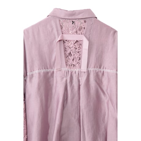7/20 Instalive AULA AILA 2027 PreSpring　LACE LAYERED SHIRT　1271-04006
