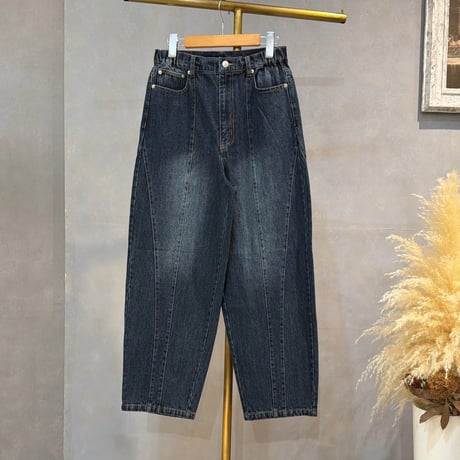 9/19 Instalive 切替デニムパンツ　70572609001