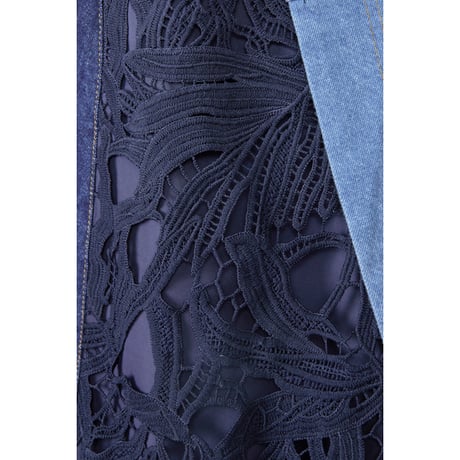 7/20 Instalive AULA AILA 2027 PreSpring　DENIM COMBINATION LACE PANTS　1271-06002