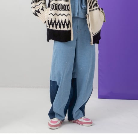7/20 Instalive AULA AILA 2026aw　MILITARY BIJOU PANTS　1264-06010