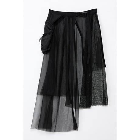 Instalive　AULA AILA 2027SS TULLE WRAP SKIRT 1271-07018