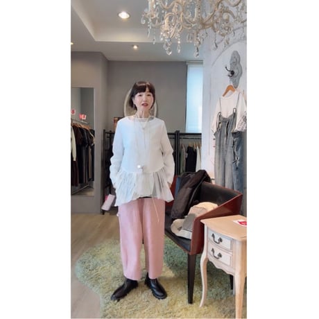 7/21 Instalive　akane 2026AW　コクーンコーデュロイパンツ　26218-9484B