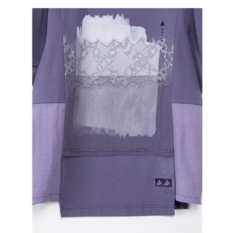 Instalive　AULA AILA 2027SS　LAYERED PRINT T-SHIRT 1271-08059