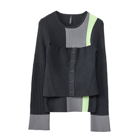 7/20 Instalive AULA AILA 2026aw BARE TOP RIB KNIT　1271-09003