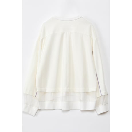 Instalive　AULA AILA 2027SS　SHEER COMBINATION PULLOVER 1271-08017