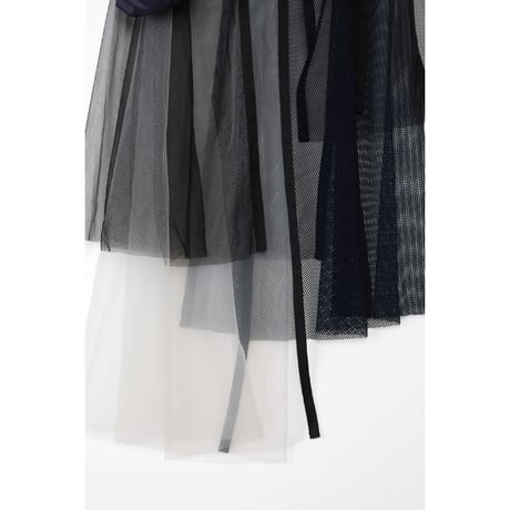 Instalive　AULA AILA 2027SS TULLE WRAP SKIRT 1271-07018