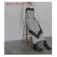 7/28　Instalive　Eimee Law 2026AW　ドットフロッキーストライプキャミ×SK SET UP　84942