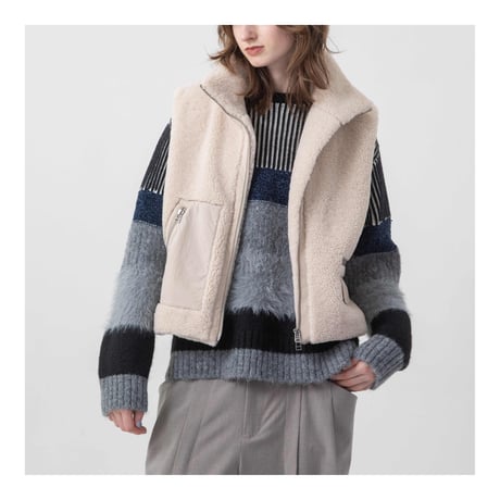 7/20 Instalive AULA AILA 2026aw　BOA VEST SET RIDERS JACKET　1264-01021