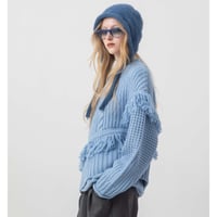 7/20 Instalive AULA AILA 2026aw　FRINGE KNIT　1264-09024