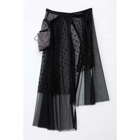 Instalive　AULA AILA 2027SS TULLE WRAP SKIRT 1271-07018