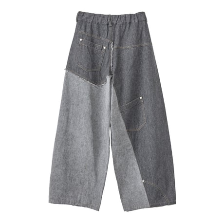 7/20 Instalive AULA AILA 2027 PreSpring　DENIM COMBINATION LACE PANTS　1271-06002