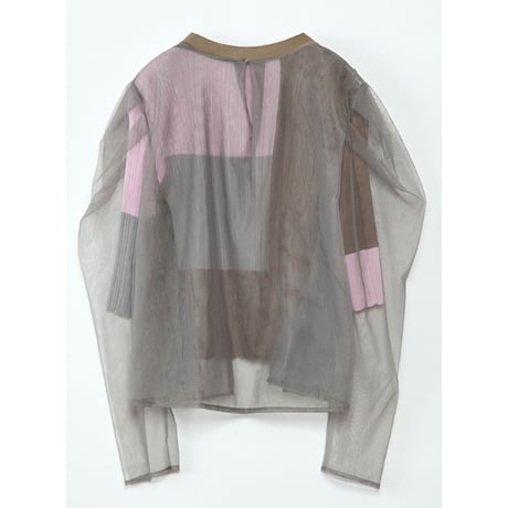 Instalive　AULA AILA 2027SS　VOLUME SLEEVE LAYERED CARDIGAN 1271-09040