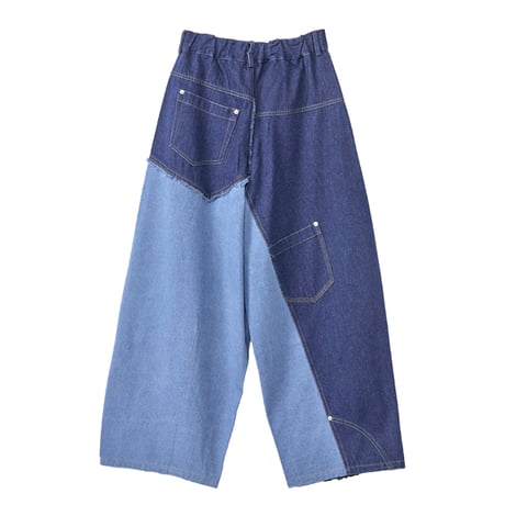 7/20 Instalive AULA AILA 2027 PreSpring　DENIM COMBINATION LACE PANTS　1271-06002