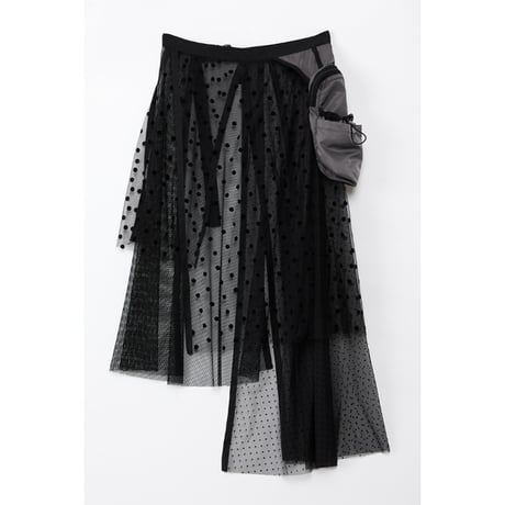 Instalive　AULA AILA 2027SS TULLE WRAP SKIRT 1271-07018