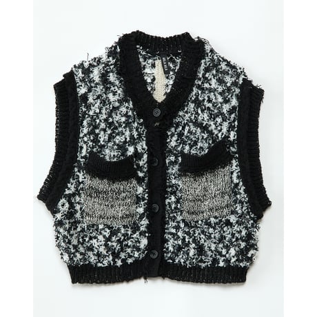 Instalive　AULA AILA 2027SS　PAPER YARN MESH VEST 1271-09019