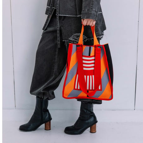 Instalive　AULA AILA 2027SS　2WAY BORDER KNIT BAG 1271-10026