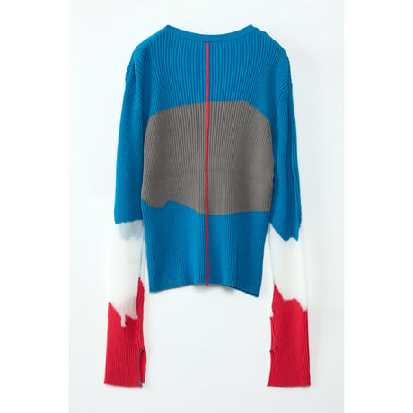 Instalive　AULA AILA 2027SS　COLOR BLOCK KNIT 1271-09029