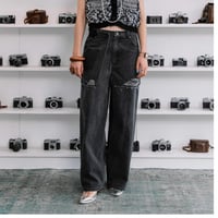 Instalive　AULA AILA 2027SS　MINI SKIRT LAYERED DENIM PANTS 1271-06027