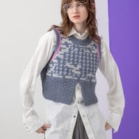 7/20 Instalive AULA AILA 2026aw 2WAY KNIT VEST　1264-09001