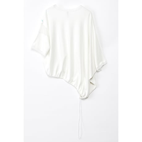 Instalive　AULA AILA 2027SS　ZIP EMBROIDERY T-SHIRT 1271-08057