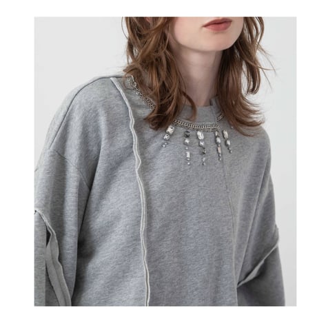 7/20 Instalive AULA AILA 2026aw　CAIN＆BIJOU PULLOVER　1264-08013