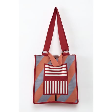 Instalive　AULA AILA 2027SS　2WAY BORDER KNIT BAG 1271-10026