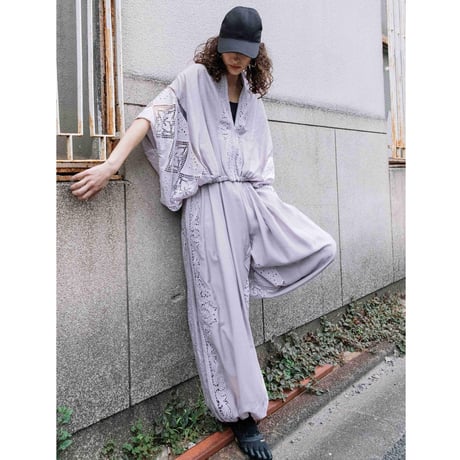 Instalive　AULA AILA 2027SS　EMBROIDERY PANTS 1271-06056
