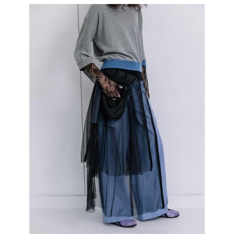 Instalive　AULA AILA 2027SS　LACE LAYERED KNIT 1271-09013