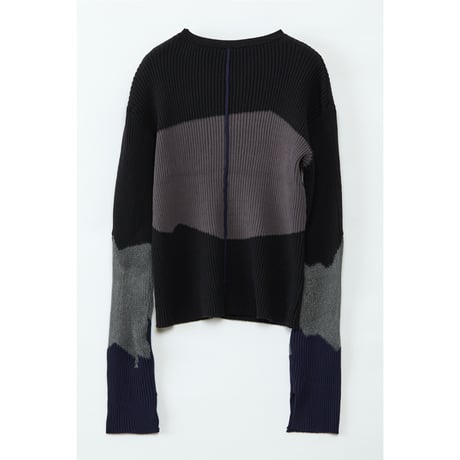 Instalive　AULA AILA 2027SS　COLOR BLOCK KNIT 1271-09029